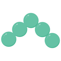 Enterococcus Flat Illustration
