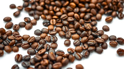  Hyper-Realistic Coffee Beans with Rich Texture