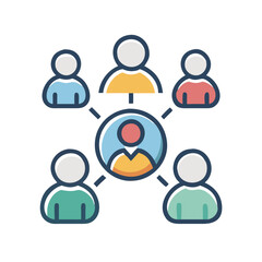  Interactive Community Engagement Design Icon