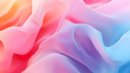 Fototapeta premium A stunning abstract image of flowing fabric in vibrant colors, perfect for creative designs and backgrounds.