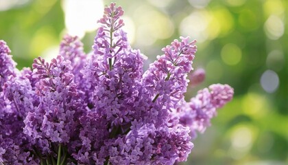 美しいラベンダーの花畑　フォトジェニックな風景