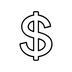 Obraz premium Dollar sign symbol
