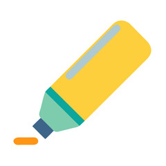  Educational Highlighter Marker Icon