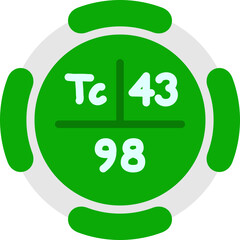 Fototapeta premium Technetium Icon