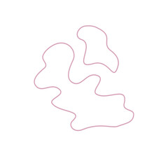 abstrack pink shape line