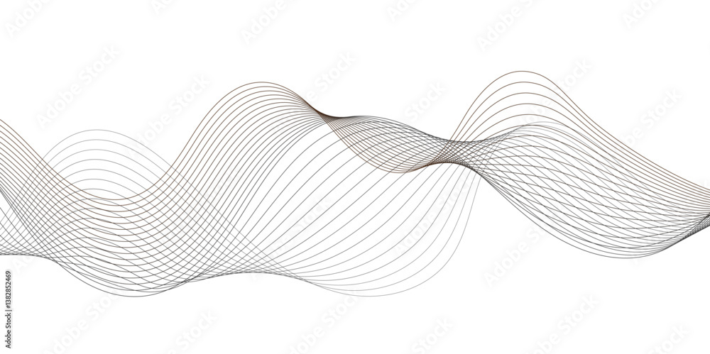Poster abstract grey and white smooth modern wave shiny curve line vector art technology design banner with