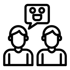 Laughing Together Icon