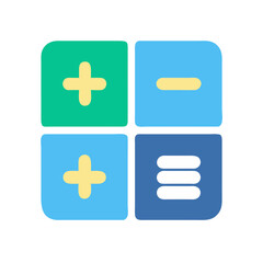 Fototapeta premium Educational Resource Icon for Math Learning