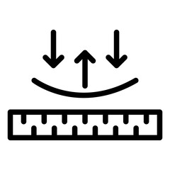 Fabric Elasticity Icon