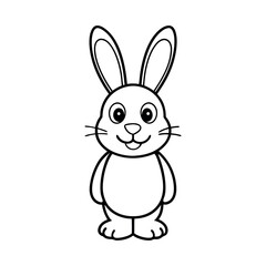 Obraz premium Cute funny rabbit