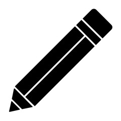 Pencil Solid Style Icon