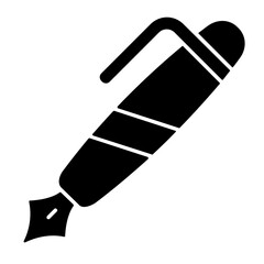 Pen Solid Style Icon