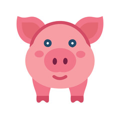  Pig Icon for Farm and Agriculture