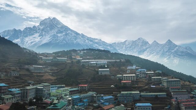 Timelapse - Namche Bazar Everest 2