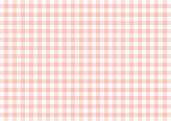 Plaid pattern seamless. Soft very light pink & Fire pale rose Tartan Fabric Design. 