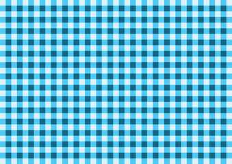 Light bright sky blue Seamless Tartan with Warm ice blue accents Fabric Design