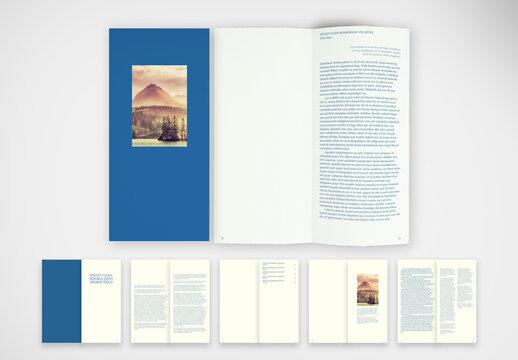 Classic Book-Style Editorial Template
