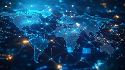 Global AI Network Connecting the World Digitally