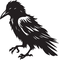 Obraz premium eagle silhouette isolated on white