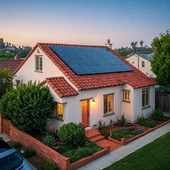 Net Zero Home Solar Panels Los Angeles Modern Architecture Eco Conscious Life