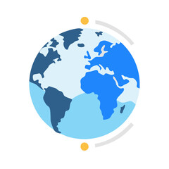  Icon for World Maps and Navigation