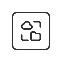Cloud Sync Synchronize - Data Synchronization and Cloud Storage Icon
