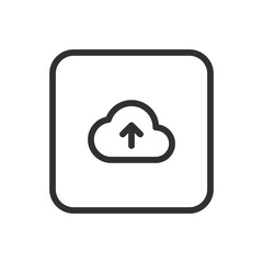 Cloud Storage Upload - File Upload and Cloud Storage Icon