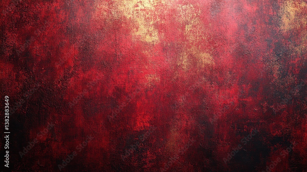Aufkleber abstract artistic texture in red and gold tones creating a dramatic and luxurious visual effect for 