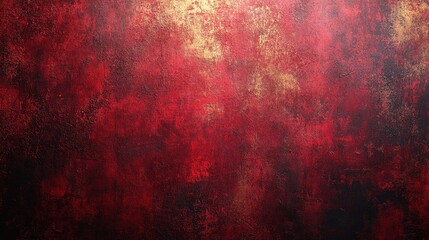 Abstract artistic texture in red and gold tones creating a dramatic and luxurious visual effect for backgrounds and designs