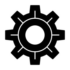 Gear Solid Style Icon