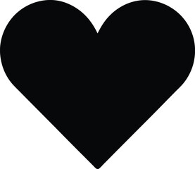 heart on black background