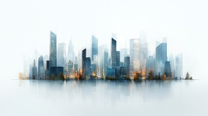 Obraz premium Cityscape, urban, abstract