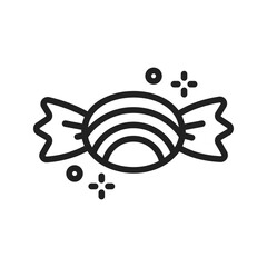 Toffee icon vector image. Suitable for mobile apps, web apps and print media.