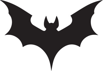 Fototapeta premium bat black silhouette vector