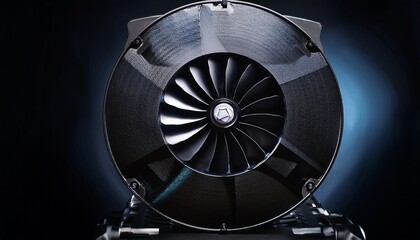 black fan turbine