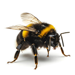 Bumble Bee with Transparent Background 