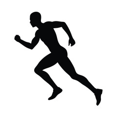 Runner Vector Illustration Art.