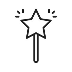 Magic icon vector image. Suitable for mobile apps, web apps and print media.