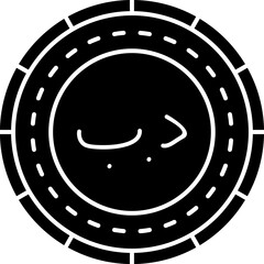 Fototapeta premium Bahrain Coin Icon