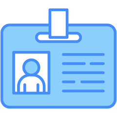 Fototapeta premium Id Card Icon