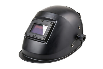 Fototapeta premium Welding helmet auto darkening professional grade on transparent background