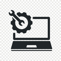Information technology engineer vector icon