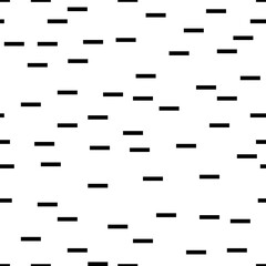 Grunge broken lines vector seamless pattern. Horizontal brush strokes, straight stripes or lines. Black ink striped hand drawn background. Geometric ornament for wrapping paper. Dry brushstrokes