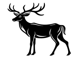 Fototapeta premium Deer silhouette