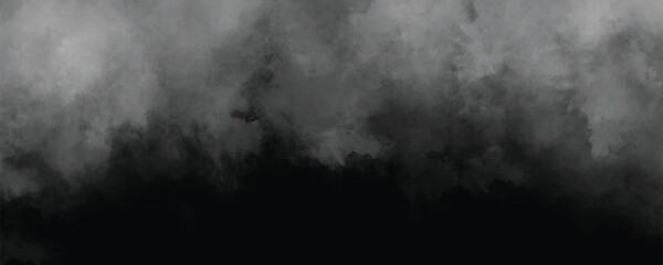 Fototapeta premium Vintage-inspired dark cloudy watercolor background with a textured monochrome effect