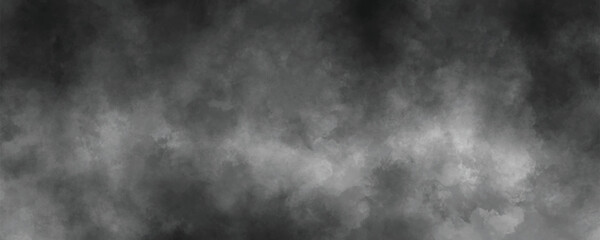 Hazy and stormy watercolor texture in black and gray with soft organic brushstrokes

