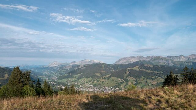 Timelapse - Meg&egrave;ve depuis le Mont d'Arbois