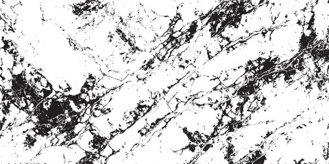 Fototapeta premium Black and white vintage of cracked concrete scribble effect grunge background of black and white of rough, dirty, grainy design. 