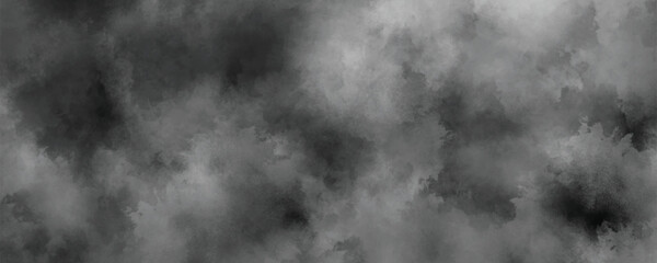 Handcrafted abstract cloud-like watercolor wash with a monochrome moody effect

