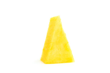 Yellow watermelon isolated on white background, Fresh yellow watermelon